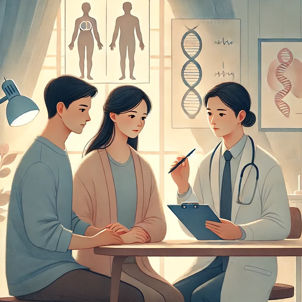 医師と患者さんカウンセリング風景