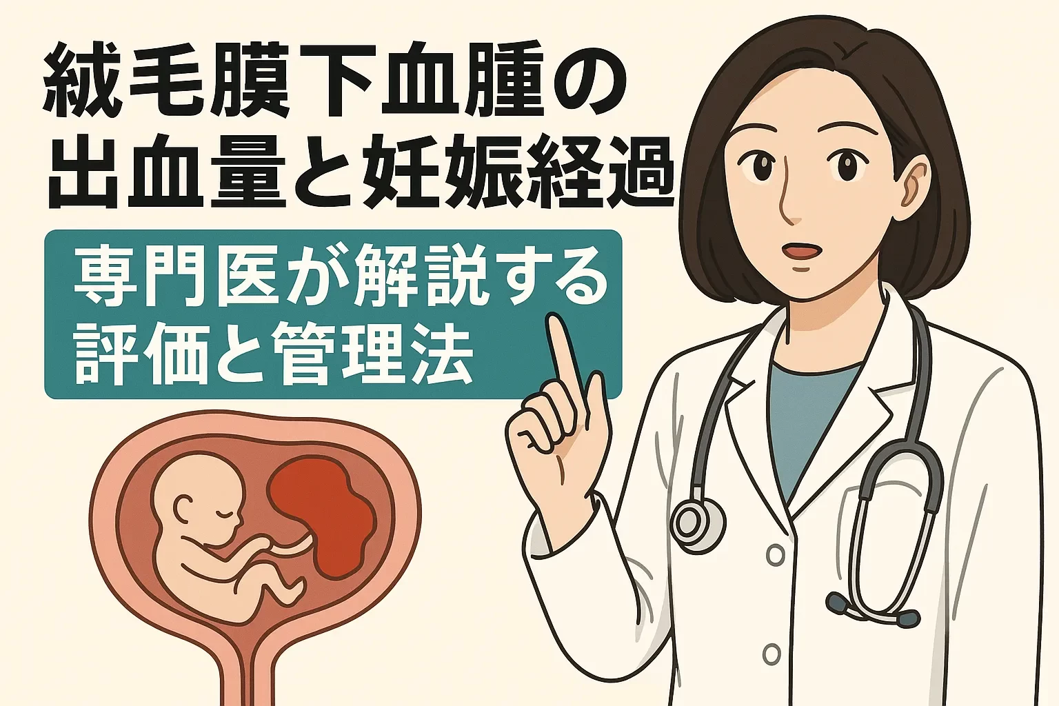 絨毛膜下血腫の出血量と妊娠経過