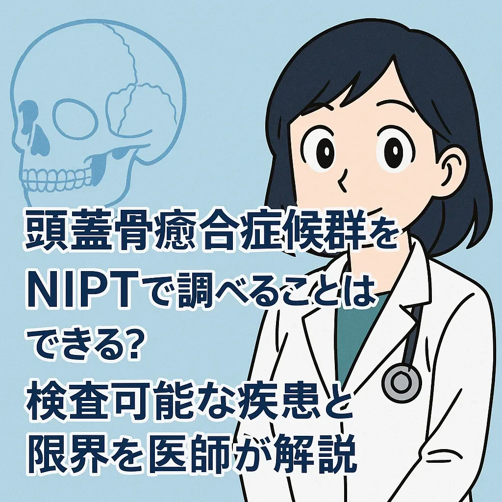頭蓋骨癒合症候群をNIPTで調べることはできる？検査可能な疾患と限界を医師が解説