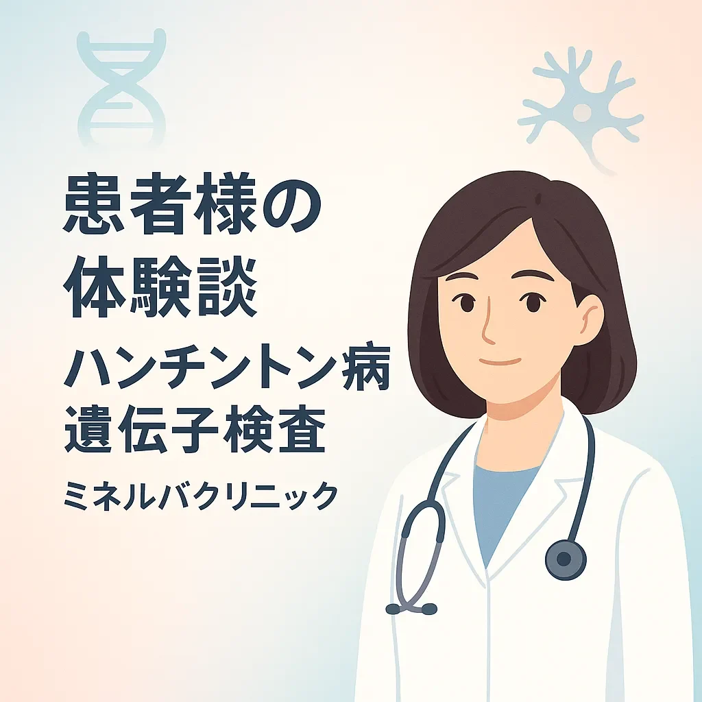 患者様の体験談 – ハンチントン病遺伝子検査 | ミネルバクリニック