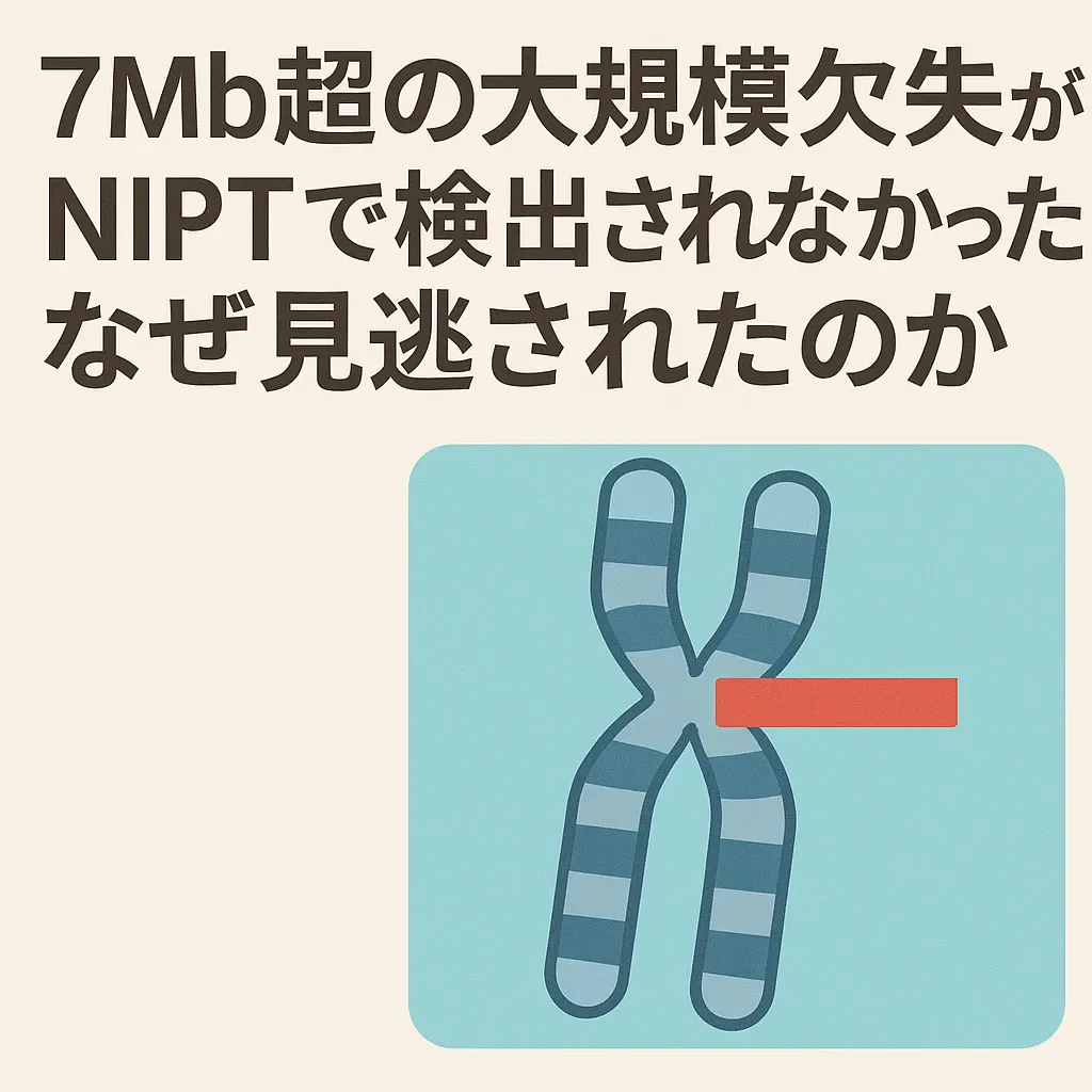 7Mb超の大規模欠失がNIPTで検出されなかった症例：なぜ見逃されたのか