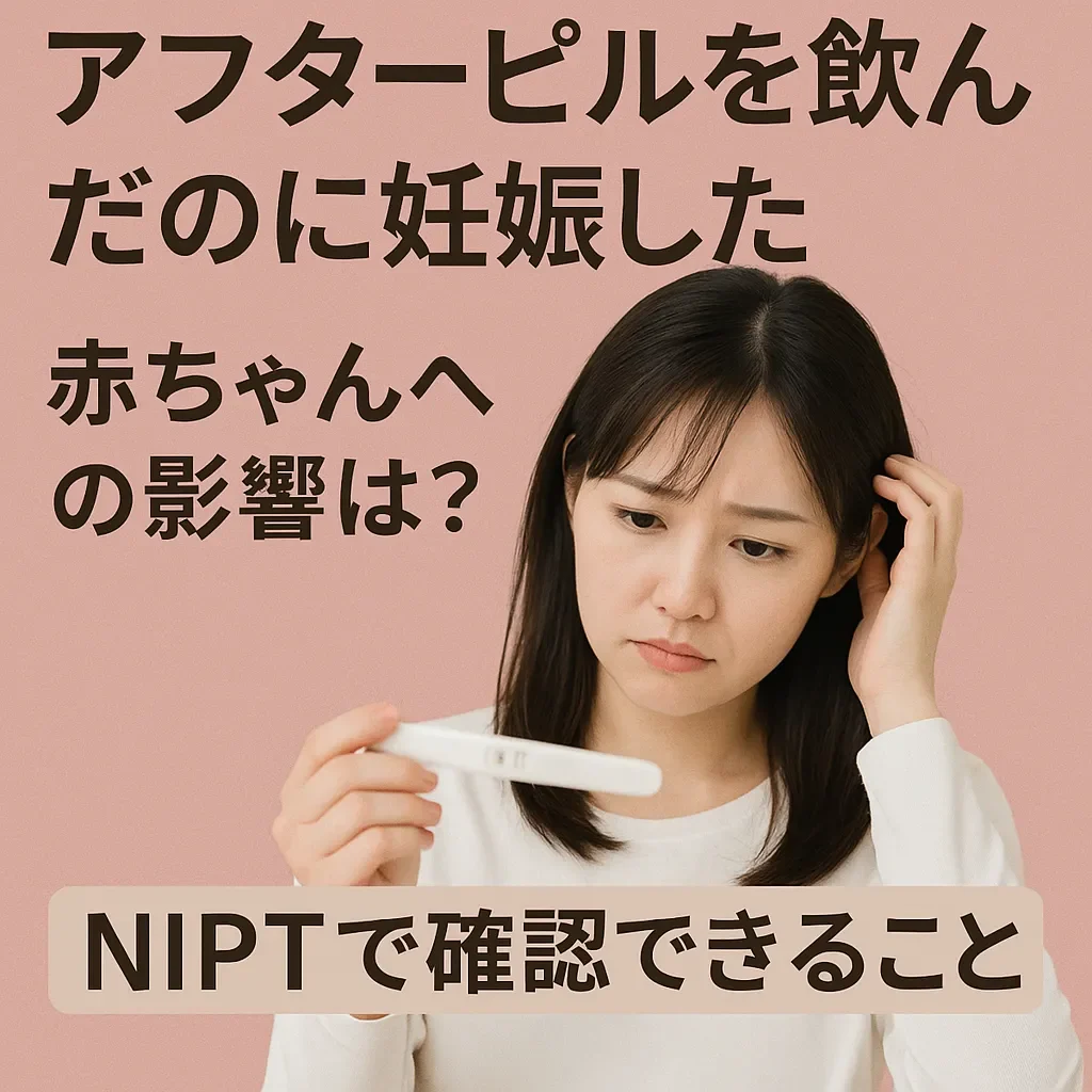 アフターピルを飲んだのに妊娠した|赤ちゃんへの影響は?NIPTで確認できること