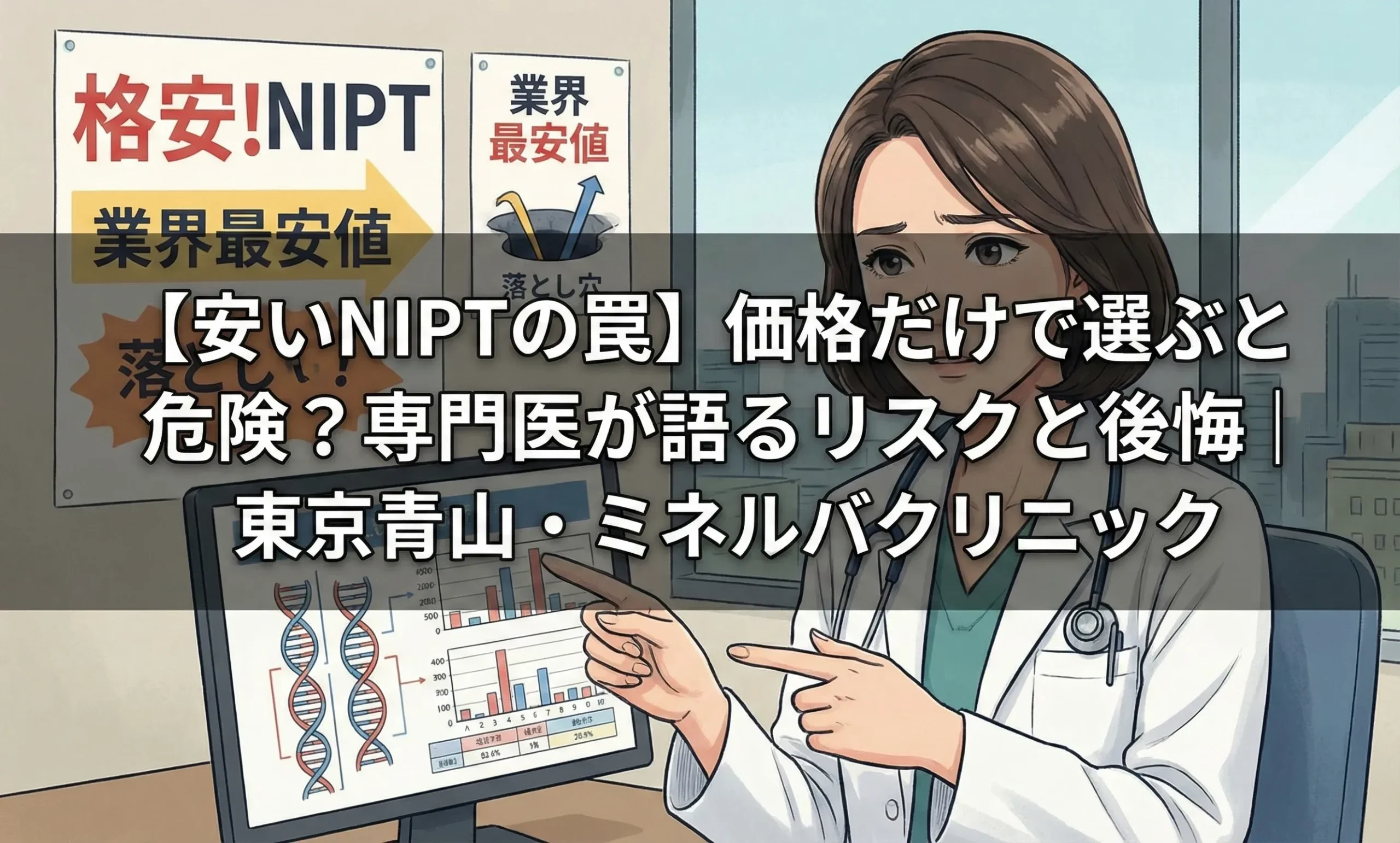 【安いNIPTの罠】価格だけで選ぶと危険？専門医が語るリスクと後悔｜東京青山・ミネルバクリニック