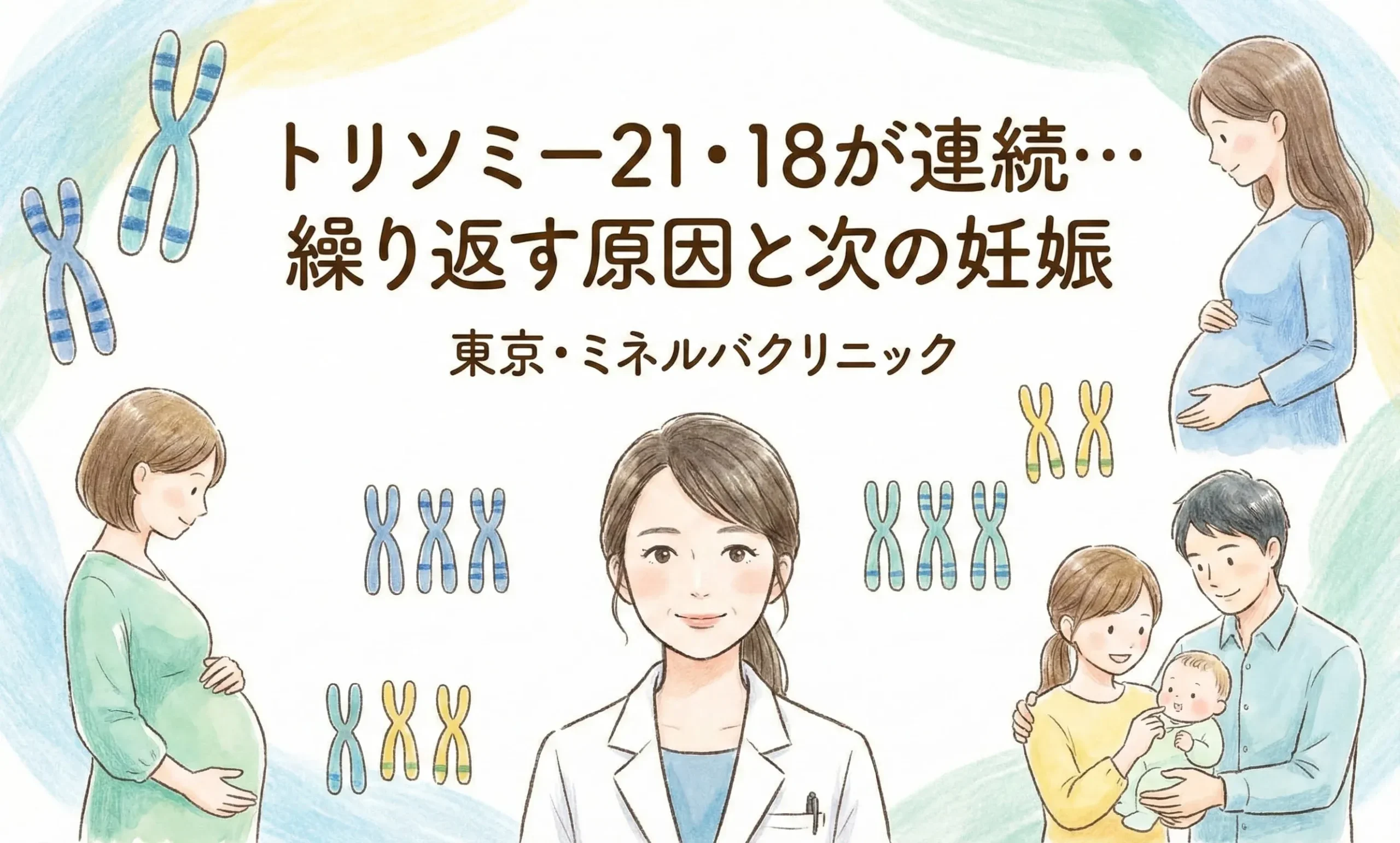 トリソミー21・18が連続…繰り返す原因と次の妊娠｜東京・ミネルバクリニック