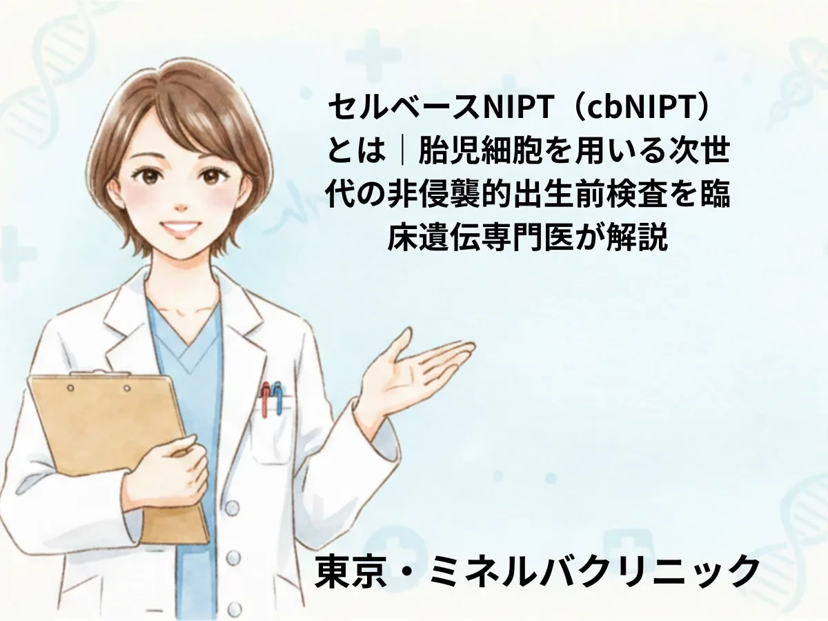セルベースNIPT（cbNIPT）とは｜胎児細胞を用いる次世代の非侵襲的出生前検査を臨床遺伝専門医が解説