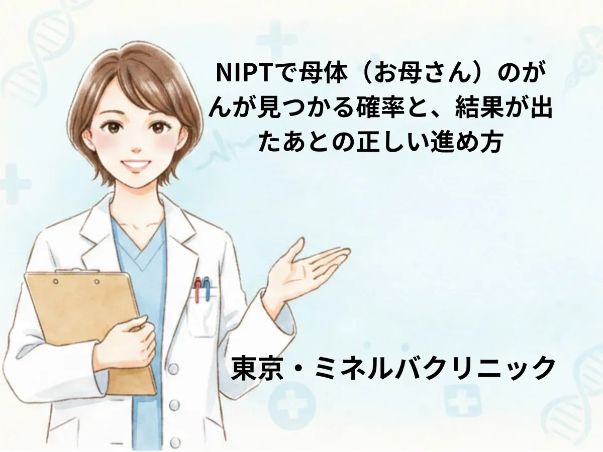 NIPTで母体（お母さん）のがんが見つかる確率と、結果が出たあとの正しい進め方